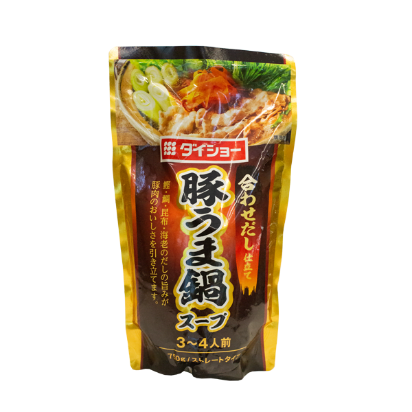 日本Daisho海鮮風味豚肉鍋湯底