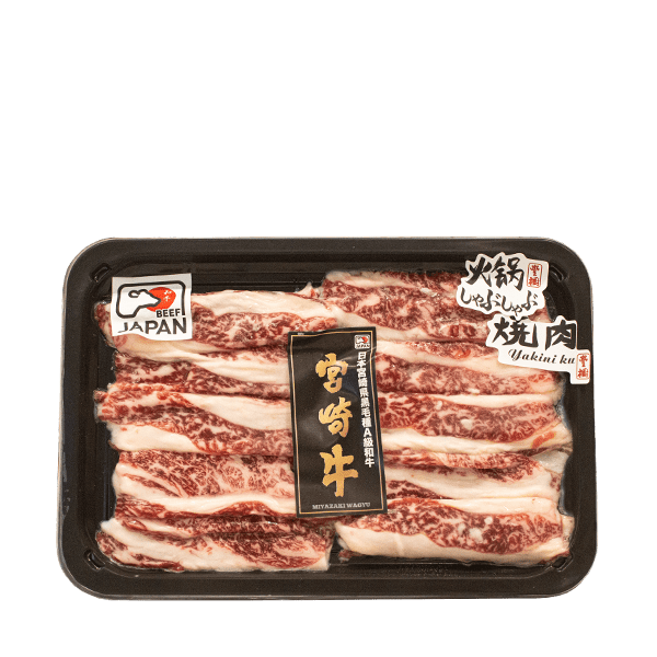 日本(宮崎牛)Miyazaki A3黑毛和牛牛上胸腹肉火鍋片